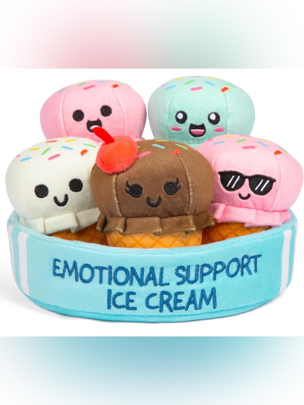 •RELATABLE•NWT EMOTIONAL SUPPORT ICE CREAM CONE PLUSH SET FOR ALL AGES